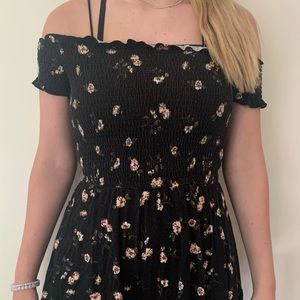 Hollister black romper
